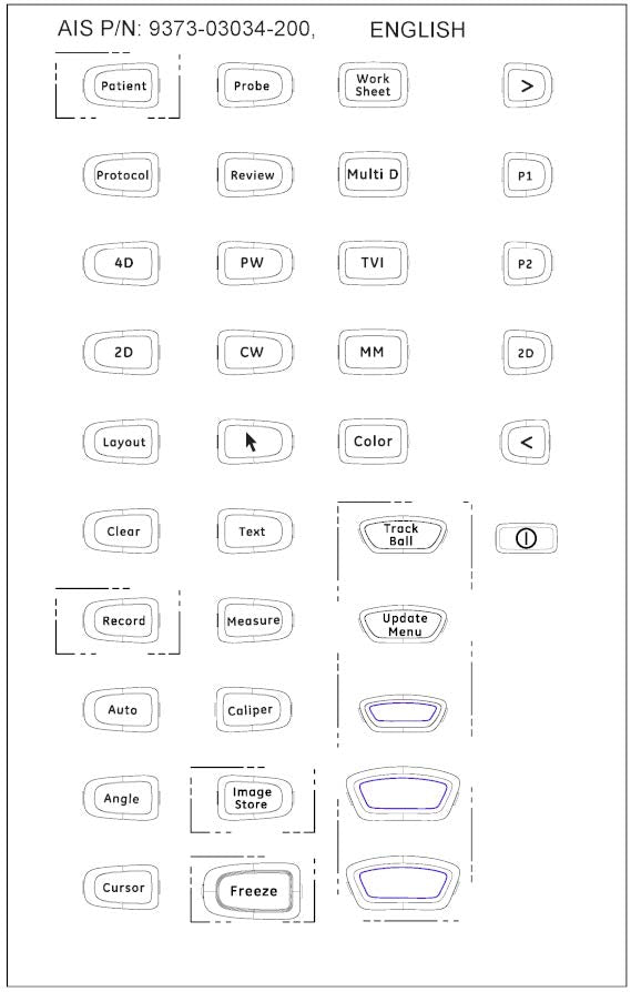 The image displays a sheet of labels or stamps with various Danish words and a part number