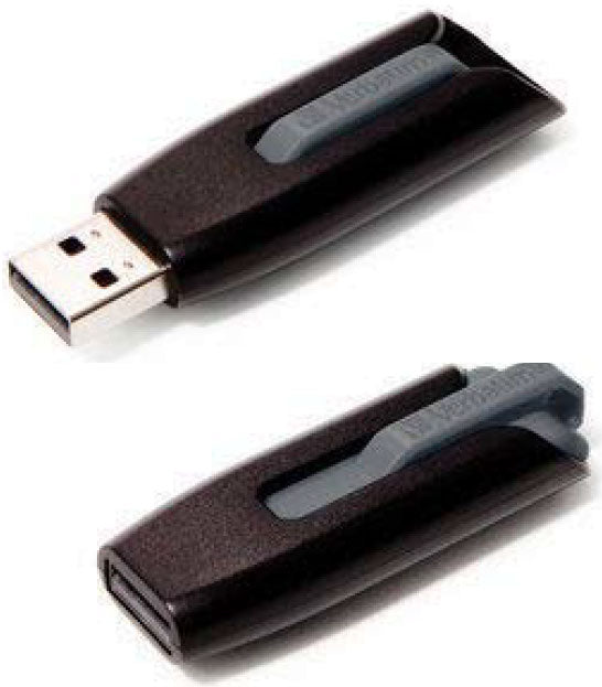 The image shows a Verbatim Store 'n' Go V3 USB 3.0 Flash Drive
