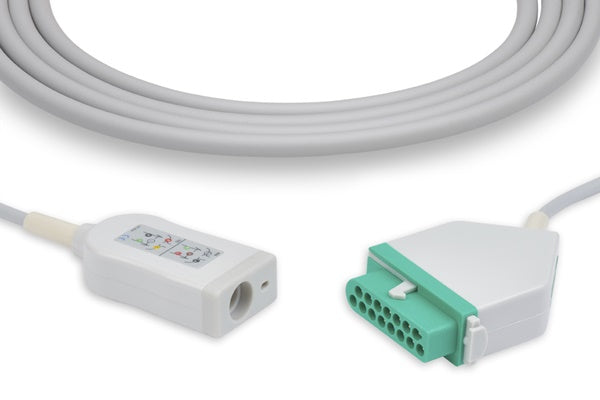 A medical ECG trunk cable, used to connect lead wires to a patient monitor.