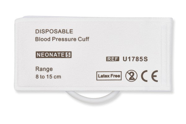 This is a disposable Neonate 5 blood pressure cuff.