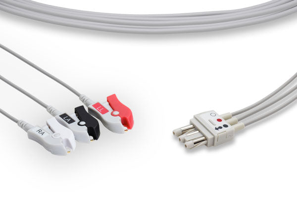 Spacelabs-compatible 3-lead ECG leadwires