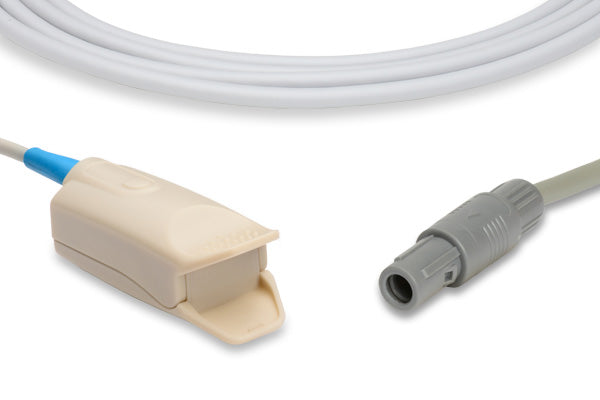 Reusable adult finger clip SpO2 sensor