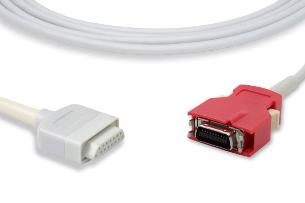 Masimo-compatible SpO2 adapter cable, used for connecting a pulse oximetry (SpO2) sensor to a patient monitor