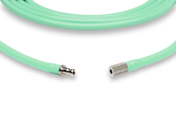 This is a non-invasive blood pressure (NIBP) air hose used with patient monitoring equipment