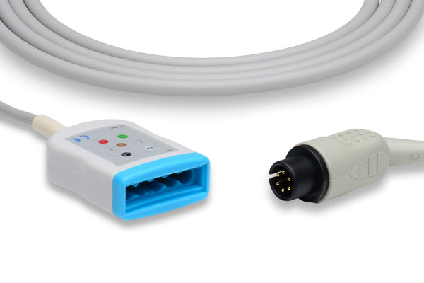 ECG trunk cable, used to connect ECG lead sets to a patient monitor