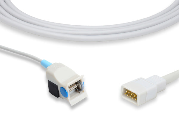 Reusable pediatric clip-type SpO2 sensor for pulse oximetry monitoring