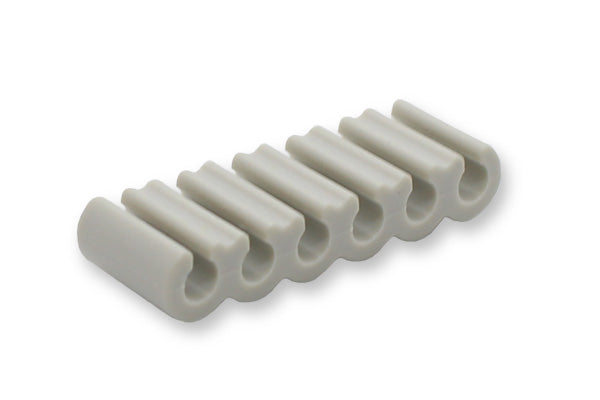 A reusable ECG/EKG lead organizer used to prevent medical cables from tangling