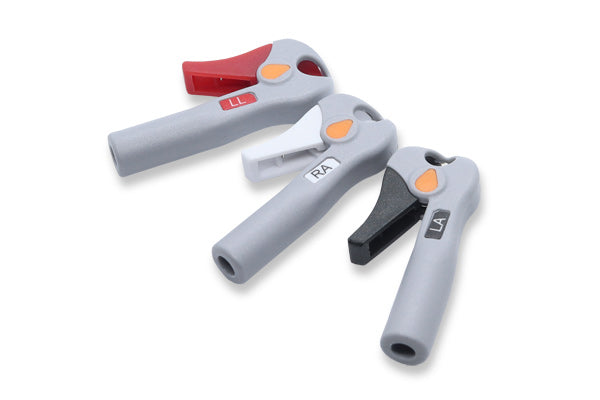 EKG banana-to-clip adapters used for medical purposes.