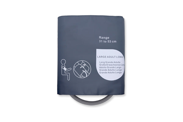Reusable NIBP Cuff - Adult Large Long Single Hose
