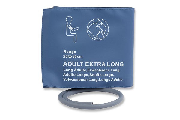 Reusable NIBP (Non-Invasive Blood Pressure) Adulte Extra Long cuff