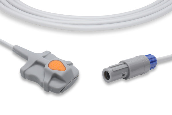 Reusable SpO2 sensor, compatible with various patient monitors