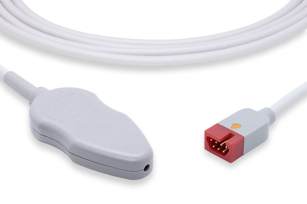 This item is a medical cable, specifically a Covidien Kendall compatible FSE (Fetal Spiral Electrode) cable or legplate adapter