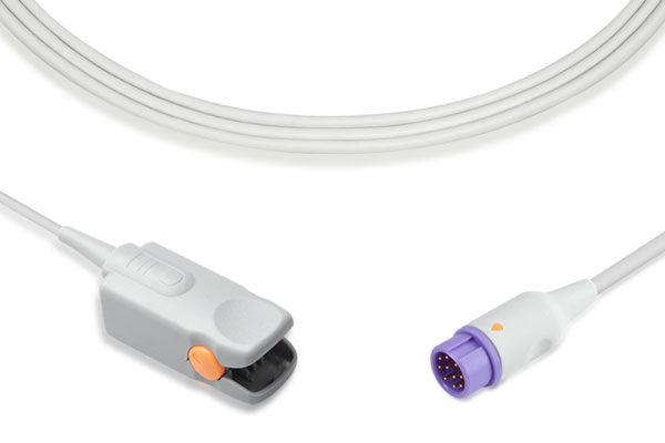Reusable adult clip SpO2 sensor