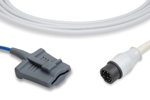 Bionet-compatible direct-connect SpO2 sensor, typically used with patient monitors like the Bionet BM3 and BM5