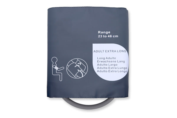 reusable NIBP (Non-Invasive Blood Pressure) cuff, designed for adult extra long patients.