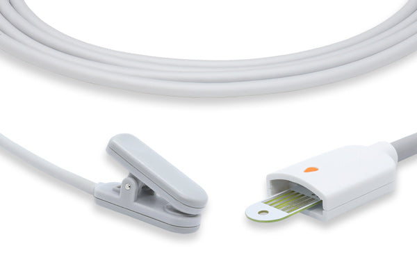 Masimo compatible direct-connect adult clip SpO2 sensor