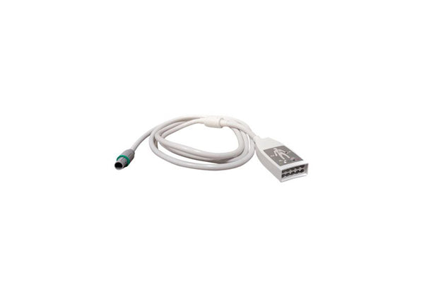 Siemens Medical HiSIB ECG trunk cable designed to connect ECG lead wires to a patient monitor.