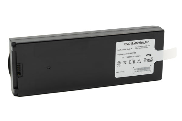 This is a Welch Allyn BATT99 medical device battery.