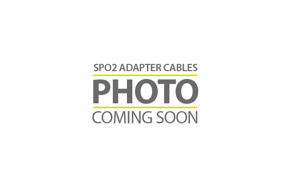 Placeholder image with text indicating that a photo of the SpO2 adapter cable is coming soon.