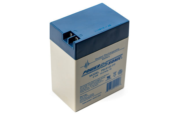 This is a Power Sonic PS-6120FP sealed lead acid battery.