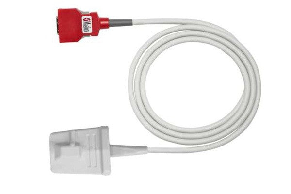 Masimo DBI-DC12 direct-connect SpO₂ sensor used for pulse oximetry monitoring, shown with attached cable.