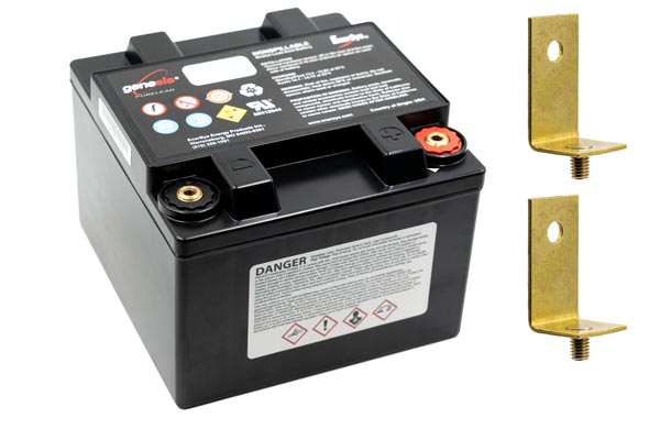 EnerSys Genesis 12EP26 G26EP VRLA (Valve Regulated Lead Acid) battery.