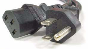 This is a standard UK 3-pin plug (BS 1363 Type G) to IEC C13 power cable, commonly known as a "kettle lead