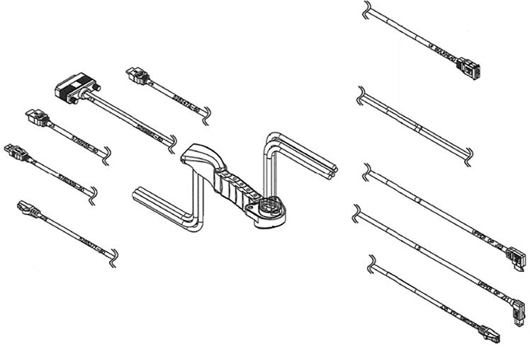 This image displays a field gate set, which is hardware used for installing and securing agricultural or rural gates