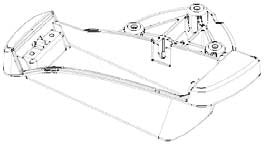 The image appears to be a technical drawing or schematic of an object, possibly a mechanical part or a component for a product.