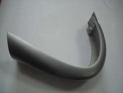 This appears to be a grey body side molding or fender flare section, possibly for a Kia Sportage