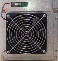 This appears to be a Thermoelectric Peltier Refrigeration Cooling System Kit or a similar DIY air cooling unit