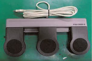 This is a GE Healthcare FSU-3000G/FSU-3000S footswitch for an ultrasound machine