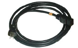 NEMA L6-20P to IEC 60320 C13 power cord.