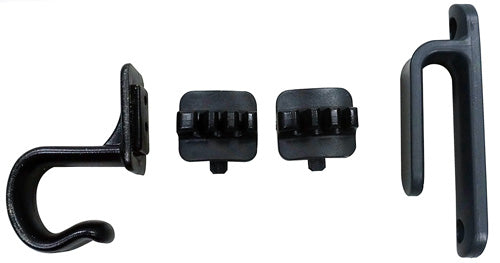 This is a JR Products 11215 RV Screen Door Latch in black
