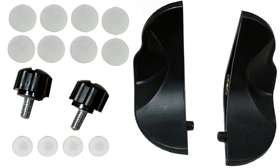 This appears to be a universal lawn mower handle knob and bolt set