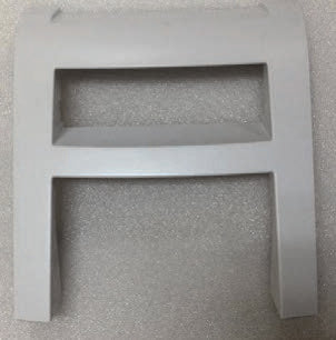 This appears to be an ATM plastic bezel or fascia assembly part