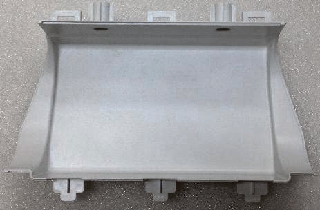 This appears to be a replacement part, potentially a cover or door trim for an appliance or vehicle, such as a Samsung washer door handle (part number DC64-03244A) or a VW Sharan/SEAT Alhambra left front stowage door trim.