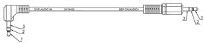 This is a 3.5mm TRS to MIDI 5-pin DIN adapter cable