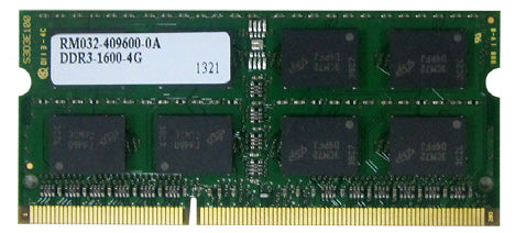 This is a 4GB DDR3 SO-DIMM laptop RAM module