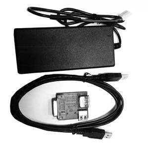 This is a USB to IDE/SATA adapter kit, used to connect internal computer hard drives or optical drives externally via a USB port.