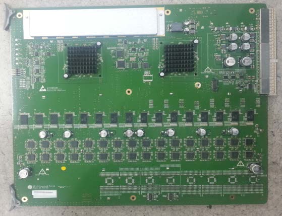 This is a GE Voluson S6/S8/P6/P8 DBM64S/DBM64G/BF64 II beamformer board, an ultrasound accessory part