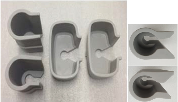 These appear to be GE probe holders, specifically designed for use with ultrasound systems