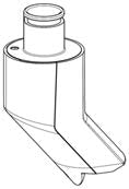 This appears to be a Brizo RP64560 Solna Pull-Down Spray Wand Assembly replacement part