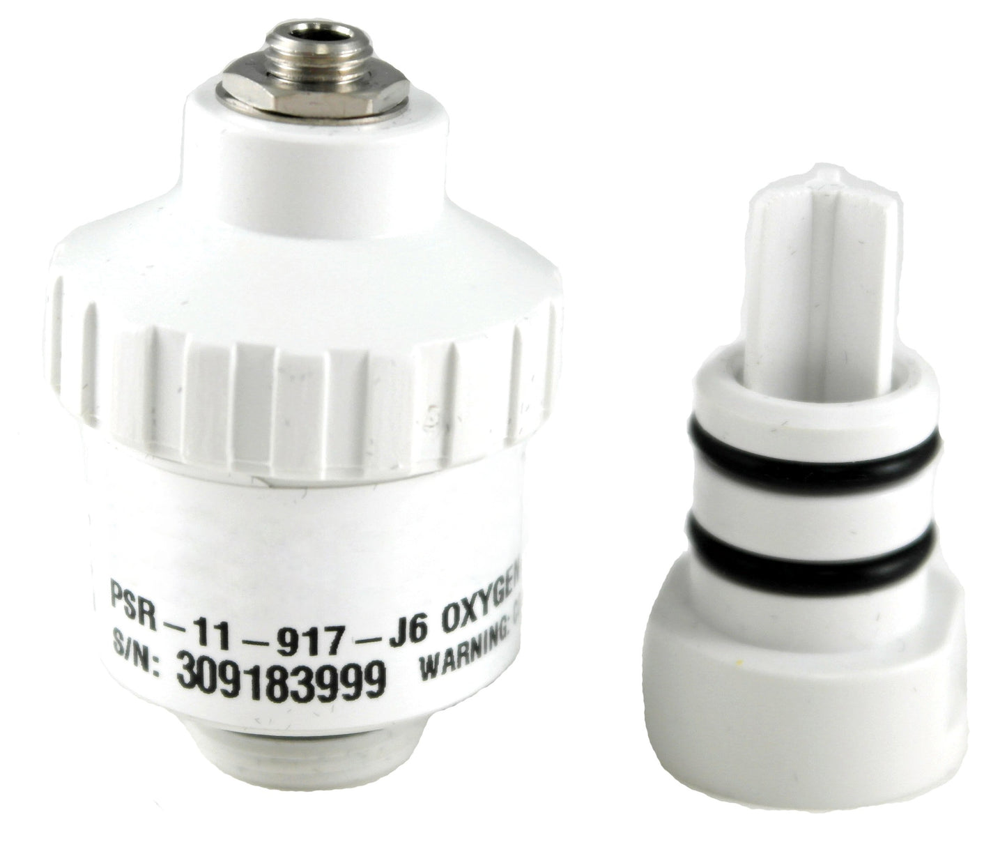 Analytical Industries PSR-11-917-J6 oxygen sensor, an advanced galvanic-type sensor used in medical and industrial applications.