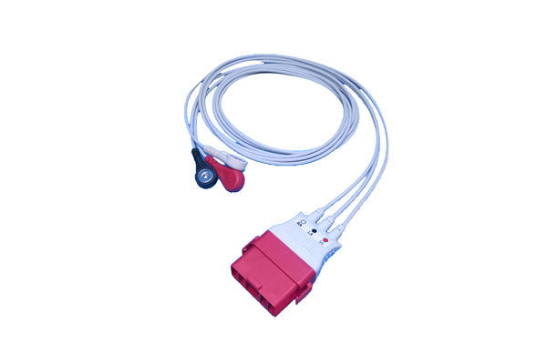 ZOLL OneStep ECG leads cable designed to connect ECG electrodes to ZOLL monitoring/defibrillation equipment.