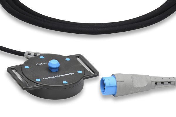 Cetro brand compatible ultrasound transducer or cable designed for use with Huntleigh and Sonicaid fetal monitors.