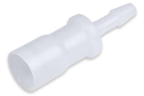 This is a hose barb fitting, also known as a BP51 NIBP connector, used for connecting tubing.