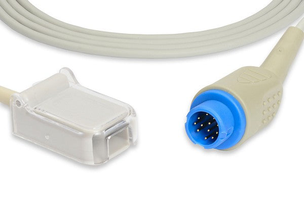 SpO2 adapter or extension cable, a medical device component used to connect pulse oximetry sensors to patient monitors