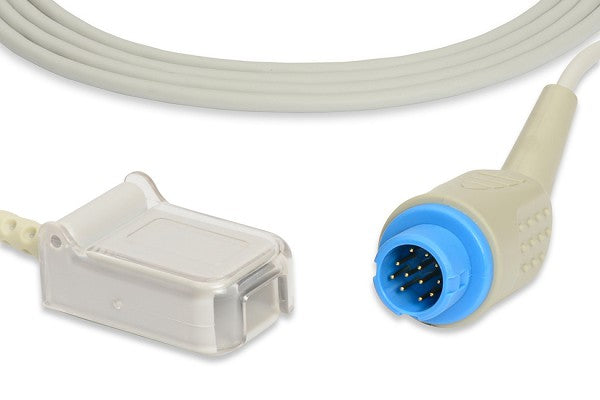 SpO2 adapter or extension cable, a medical device component used to connect pulse oximetry sensors to patient monitors