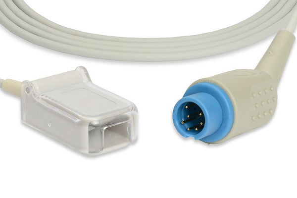 Medical SpO2 adapter cable is used to connect a pulse oximeter sensor to a patient monitor